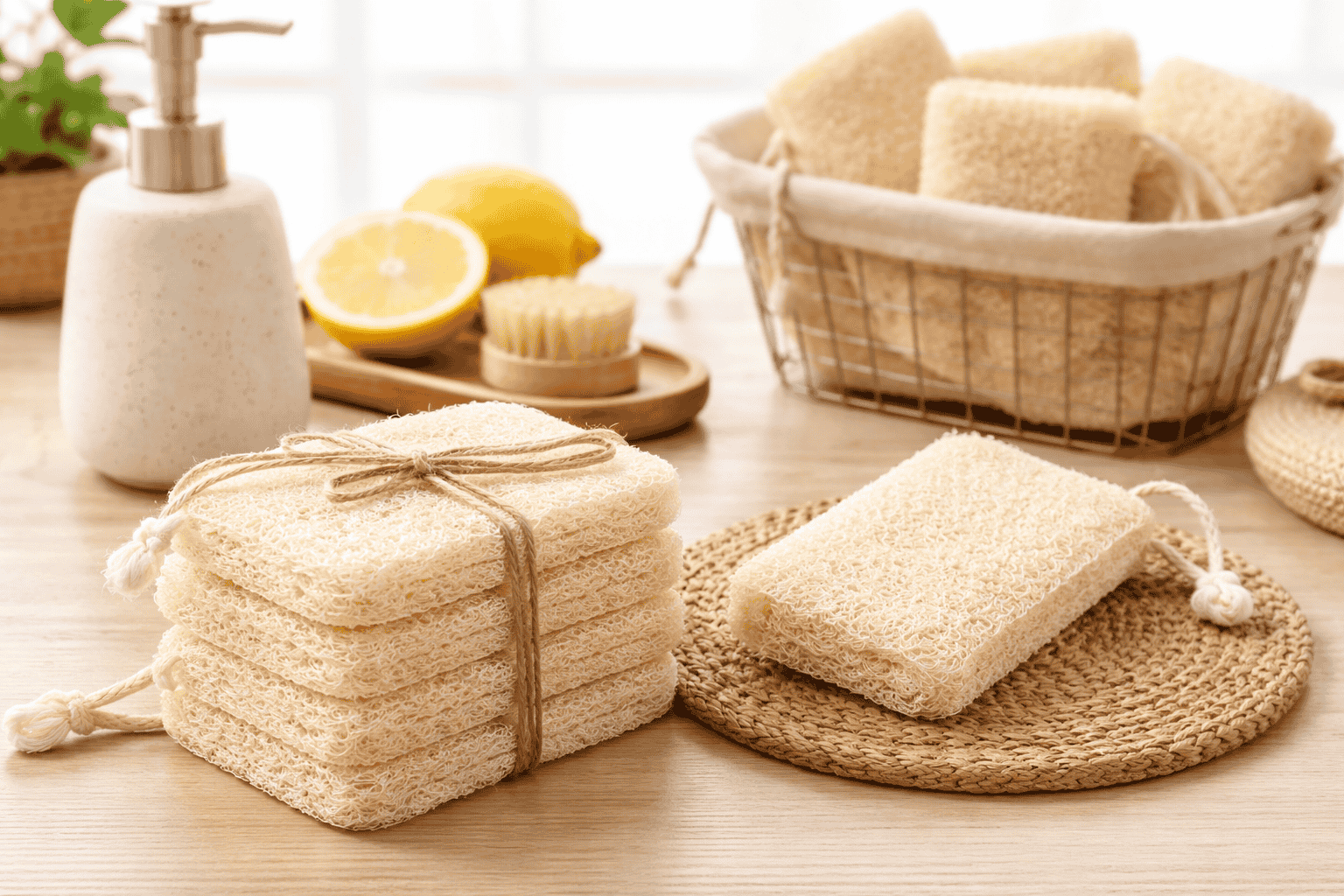 Kitchen Household Loofah