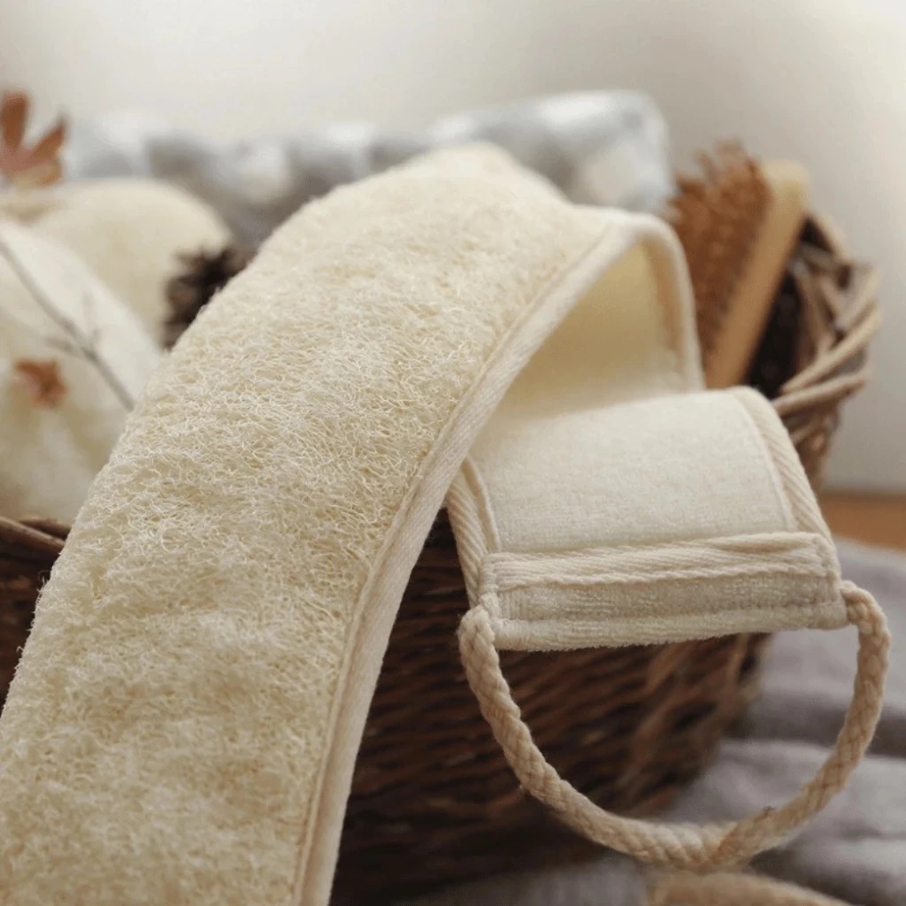 Wholesale Natural Loofah Back Belt Scrubber - Image 6